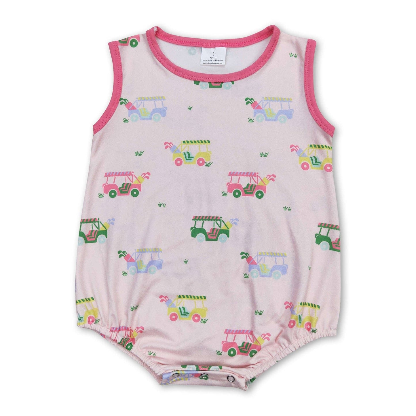 Pink Golf Cart Bubble