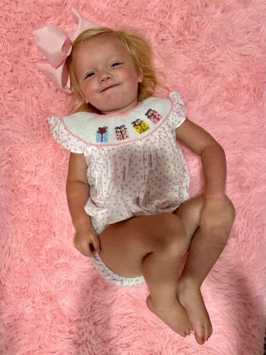 The Perfect Day Smocked Bubble